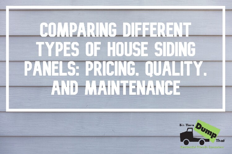 Comparing House Siding Panels